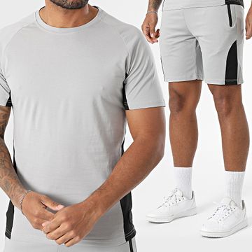 Zelys Paris - Conjunto de camiseta y pantalón corto gris Orentin