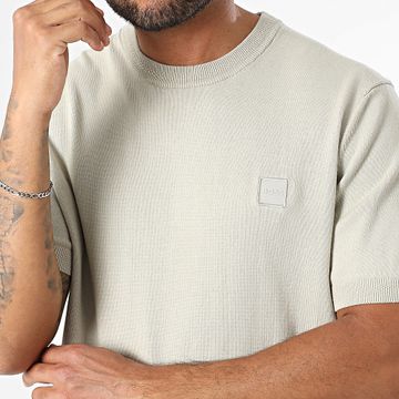 BOSS - Camiseta de malla Kanache 50538267 Beige