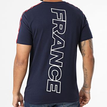 FFF - Color Block Stripe Tee Shirt F24081C Azul Marino Blanco