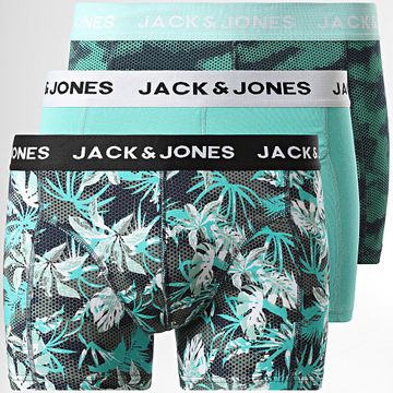 Jack And Jones - Tasmania 3 Pack Turquesa Verde Marino Verde Caqui Boxers