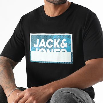 Jack And Jones - Logan Summer Print Tee Negro