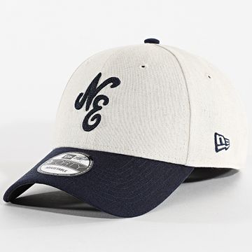 New Era - Gorra de lino 9Forty Newera 60667662 Beige Chiné Bleu Marine