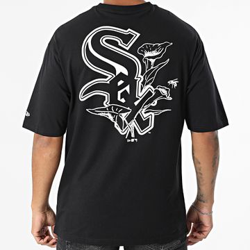New Era - Tee Shirt Oversize Large MLB Floral Graphic Chicago White Sox 60667723 Negro