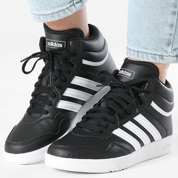 Adidas Performance - Hoops 4.0 Mid W Zapatillas Mujer JI3464 Core Negro Calzado Blanco