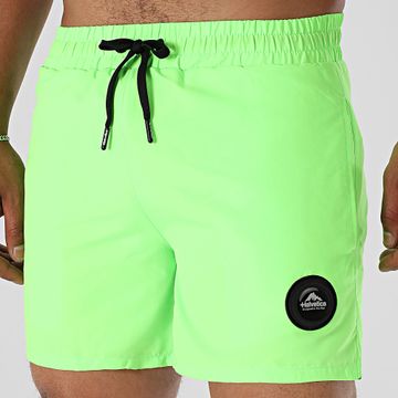 Helvetica - Bañador 31 Sunset Verde Fluo