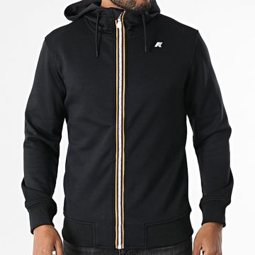 K-Way - Sudadera con capucha y cremallera Rainer Light Spacer Negro