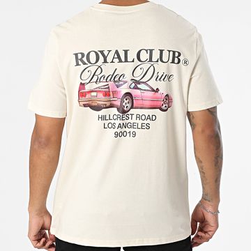 Luxury Lovers - Camiseta oversize Royal Club Rodeo Drive Beige