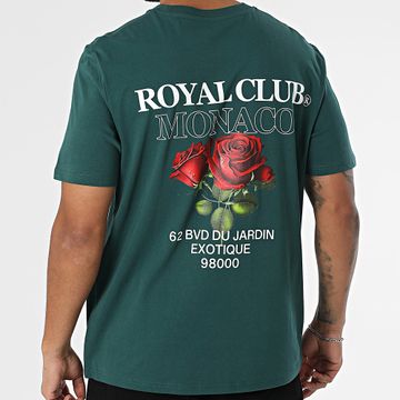 Luxury Lovers - Camiseta oversize Royal Club Monaco Verde Botella