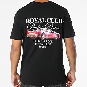 Luxury Lovers - Camiseta oversize Royal Club Rodeo Drive Negra