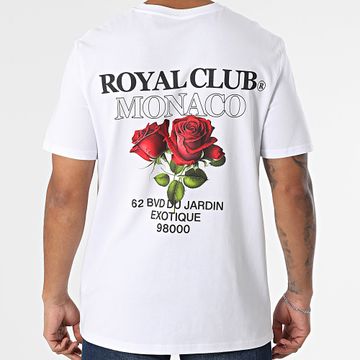 Luxury Lovers - Camiseta oversize Royal Club Monaco Blanca