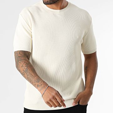 Mackten - 234 Camiseta de malla beige claro