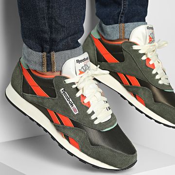 Reebok - Classic Nylon Sneakers 100209551 Verde Naranja Beige