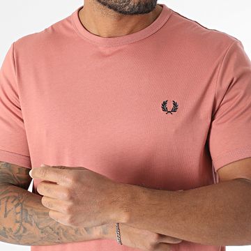 Fred Perry - M3519 Camiseta Ringer Rosa