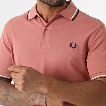 Fred Perry - Polo Manga Corta Doble Punta MM3600 Rosa