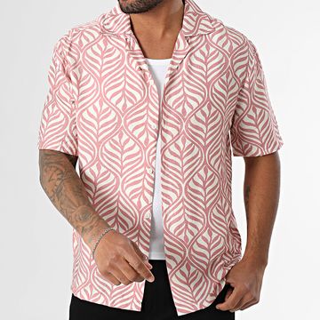 Frilivin - 136 Camisa de manga corta rosa crudo