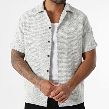 Frilivin - R17 Camisa Manga Corta Blanco Moteado