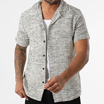 Frilivin - Camisa Manga Corta S18 Beige Blanco Negro