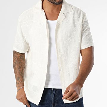 Frilivin - 186 Camisa de manga corta beige
