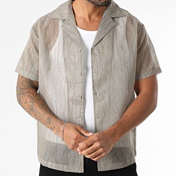 Frilivin - N12 Camisa Manga Corta Gris