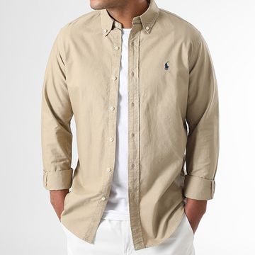 Polo Ralph Lauren - Camisa de manga larga a medida Original Player Beige