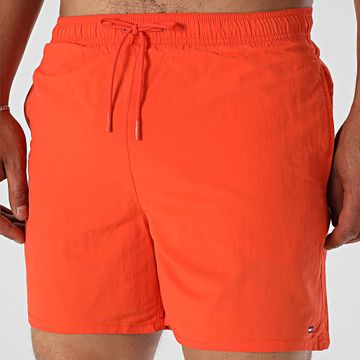 Tommy Hilfiger - Pantalones cortos de baño con cordón medianos 3477 Naranja oscuro