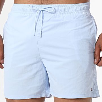 Tommy Hilfiger - Shorts de baño con cordón medianos 3477 Azul claro