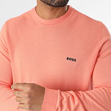 BOSS - Sudadera Momentum Lite de cuello redondo 50520692 Salmon
