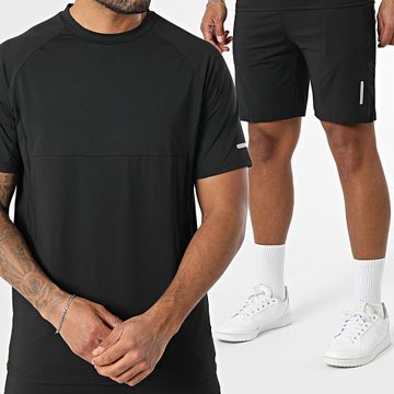 Classic Series - Conjunto de camiseta negra y pantalón corto 439
