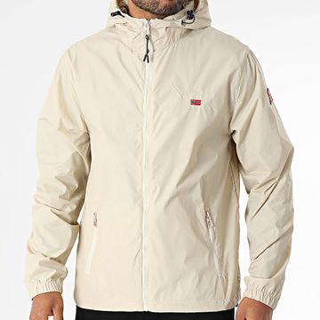 Geographical Norway - Cazadora con cremallera y capucha 052 Beige
