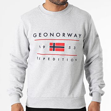 Geographical Norway - Sudadera cuello redondo 036 Gris jaspeado