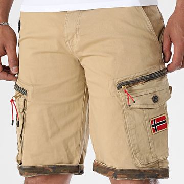Geographical Norway - 317 Cargo Shorts Beige Claro