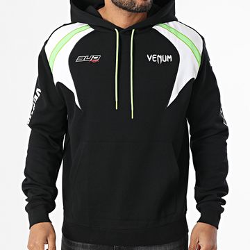 Venum - Venum x Bud Sudadera con capucha 05772 Negro Blanco Verde claro