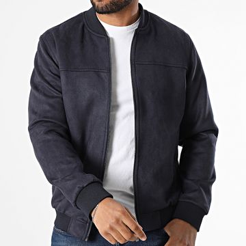 Armita - 520 Chaqueta bomber de ante Azul marino