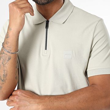 BOSS - Polo de manga corta Passerzip 50537507 Beige