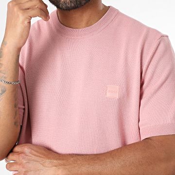 BOSS - Camiseta de malla Kanache 50538267 Rosa