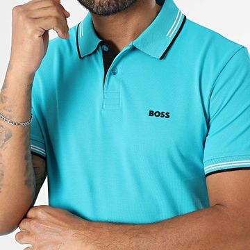 BOSS - Polo de manga corta Paul Slim 50506193 Azul claro