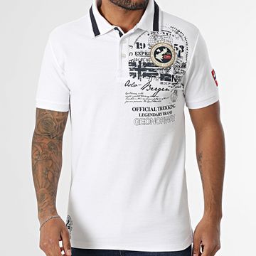 Geographical Norway - Karuen Polo Manga Corta Blanco