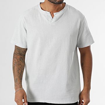 KZR - Camiseta cuello pico 055 Gris
