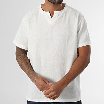 KZR - Camiseta cuello pico 055 Blanca