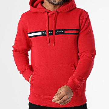 Tommy Hilfiger - Hilfiger Sudadera con capucha 7361 Rojo
