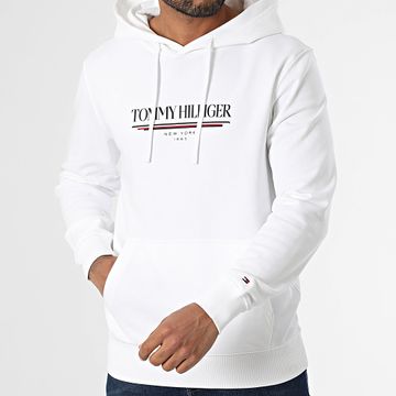 Tommy Hilfiger - Marca Love Hilfiger Sudadera con capucha 0534 Blanco