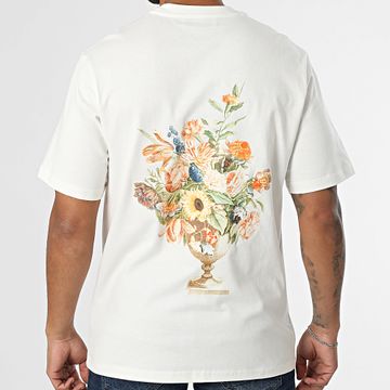 KZR - Camiseta oversize 204 Floral Beige Claro