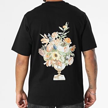 KZR - Camiseta oversize 204 Floral negra