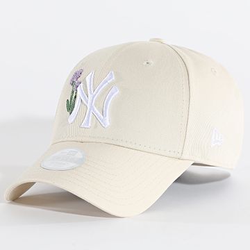New Era - Gorra de mujer 9Forty NY Yankees 60667492 Beige Floral