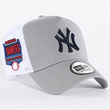 New Era - NY Yankees Trucker Gorra Parche Lateral 60667444 Gris Blanco