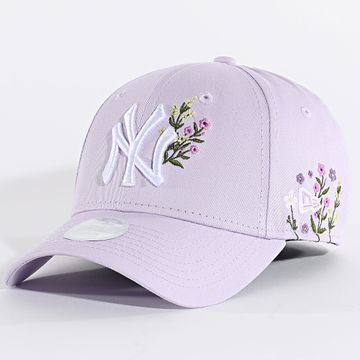 New Era - Gorra Icono Floral Mujer 9Forty NY Yankees 60667486 Floral Violeta