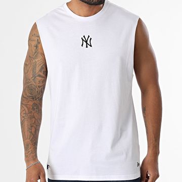 New Era - Camiseta de tirantes MLB Midi NY Yankees 60691044 Blanca