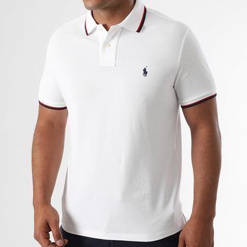 Polo Ralph Lauren - Polo de manga corta Custom Slim Original Player Blanco