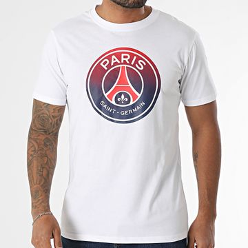 PSG - Camiseta Logo Grande Paris Saint Germain P24276C Blanca