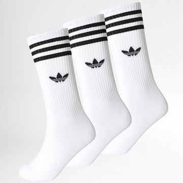 Adidas Originals - 3 Pares De Calcetines De 3 Rayas JV7416 Blanco